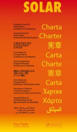 Charter for Solar Energy in Architecture and Urban Planning by HERZOG THOMAS