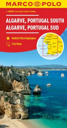 Algarve, Portugal South Marco Polo Map by Various