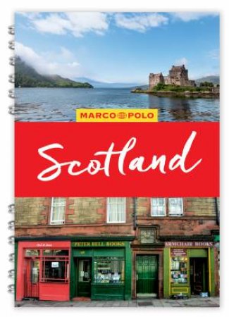 Scotland Marco Polo Spiral Guide With Pull Out Map by Various