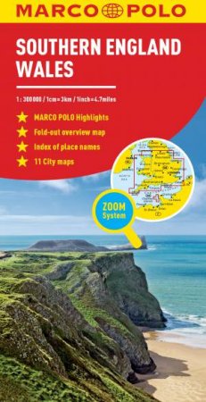 Marco Polo Southern England And Wales Map by Various