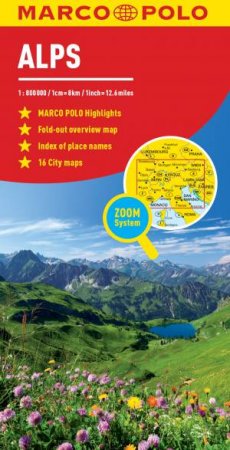 Marco Polo Alps Map by Various