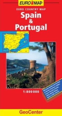 GeoCenter Euro Map: Spain & Portugal by Mairs