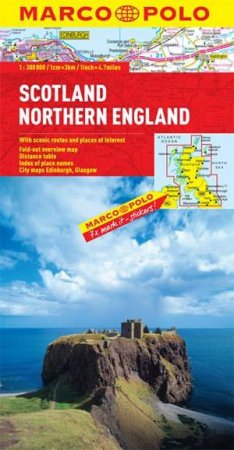 Marco Polo Map Scotland and Northern England by Polo Marco