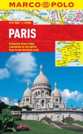 Marco Polo City Map Paris by Various