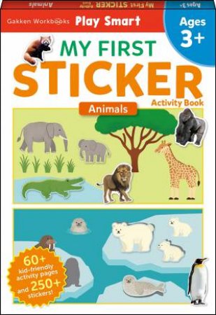 Play Smart My First Sticker Activity Book  Animals by Gakken early childhood experts