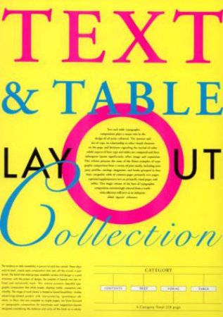 Text And Table Layout Collection by Pie Books 