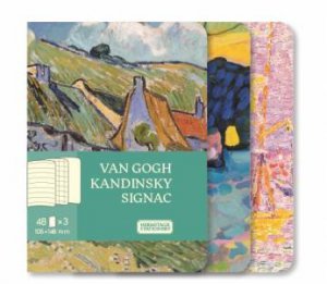 Notebooks Van Gogh, Kandinsky, Signac (Set Of 3, Small) by Various