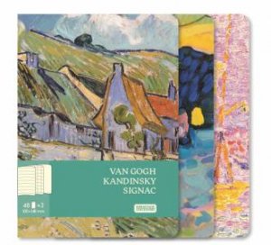 Notebooks Van Gogh, Kandinsky, Signac (Set Of 3, Large) by Various