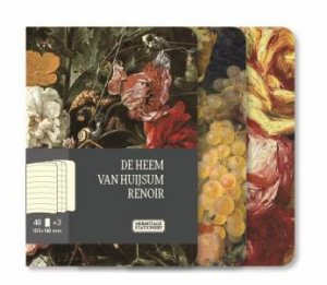 Notebooks De Heem, Van Huijsum, Renoir (Set Of 3, Small) by Various