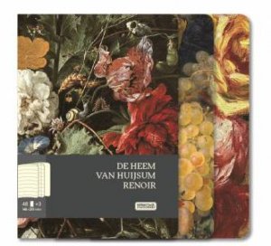 Notebooks De Heem, van Huijsum, Renoir (Set Of 3, Large) by Various