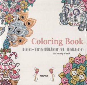 Coloring Book: Neo-Traditional Tattoo by SUNNY BUICK