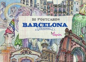 Barcelona Original: 20 Postcards Book by Lapin