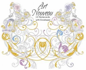 Art Nouveau: 12 Greeting Cards with Envelopes by WHITESTAR