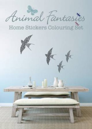 Animal Fantasies: Home Stickers Colouring Set by WHITE STAR