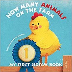 My First Jigsaw Book: How Many Animals On The Farm? by Ronny Gazzolla