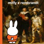 Miffy x Rembrandt