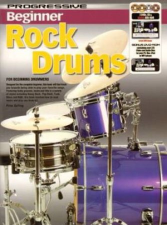 Progressive Beginner Rock Drums by Peter Gelling