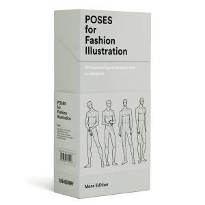 Poses For Fashion Illustration - Mens (Card Box) by Various