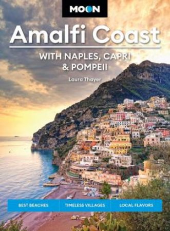 Moon Amalfi Coast by Laura L Thayer