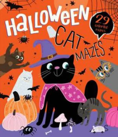 Cat Mazes for Halloween by Clever Publishing